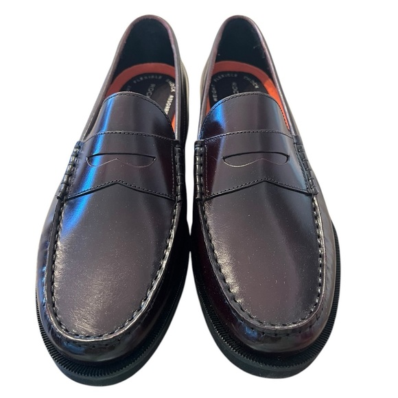 NWOB Rockport Men’s Daily Ritual Penny Burgundy Leather Slip On Loafers size 9 - Picture 2 of 8
